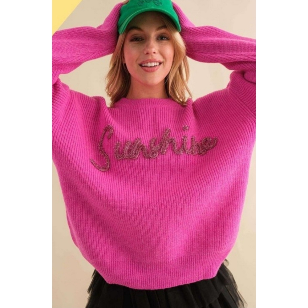 Pink Sweater